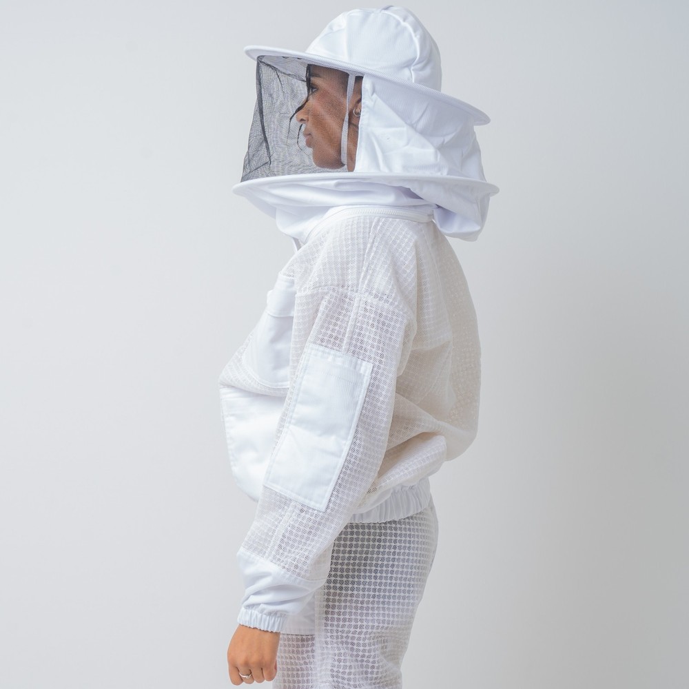 OZ ARMOUR BEEKEEPING JACKET VENTILATED THREE LAYER MESH ULTRA COOL BEE JACKET