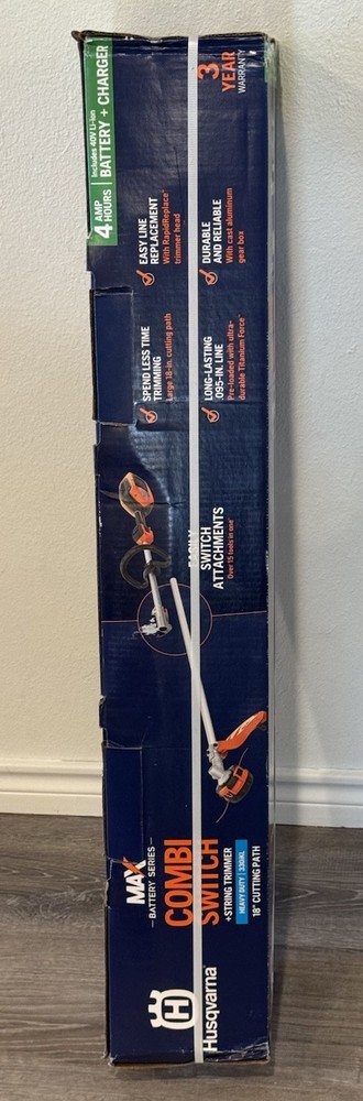 Husqvarna 330iKL Combi Switch + String Trimmer Attachment, Electric String