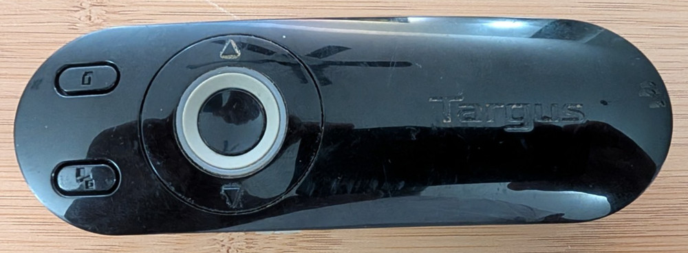 Targus AMP13US Wireless USBLaser Presentation Remote Pointer. Pre-owned