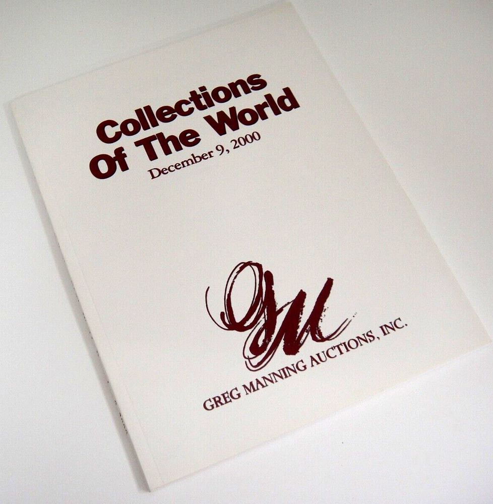 Greg Manning Stamp Auction Catalog 2000 US Possessions Covers Postal History