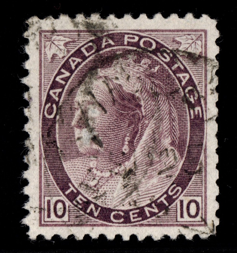#83 Numeral 10c Canada used