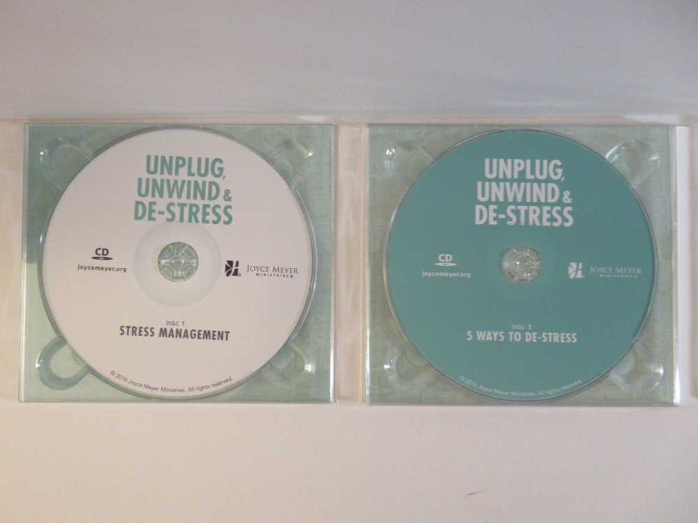 Joyce Meyer - Unplug, Unwind & De-Stress (CD) - 4 Disc Set