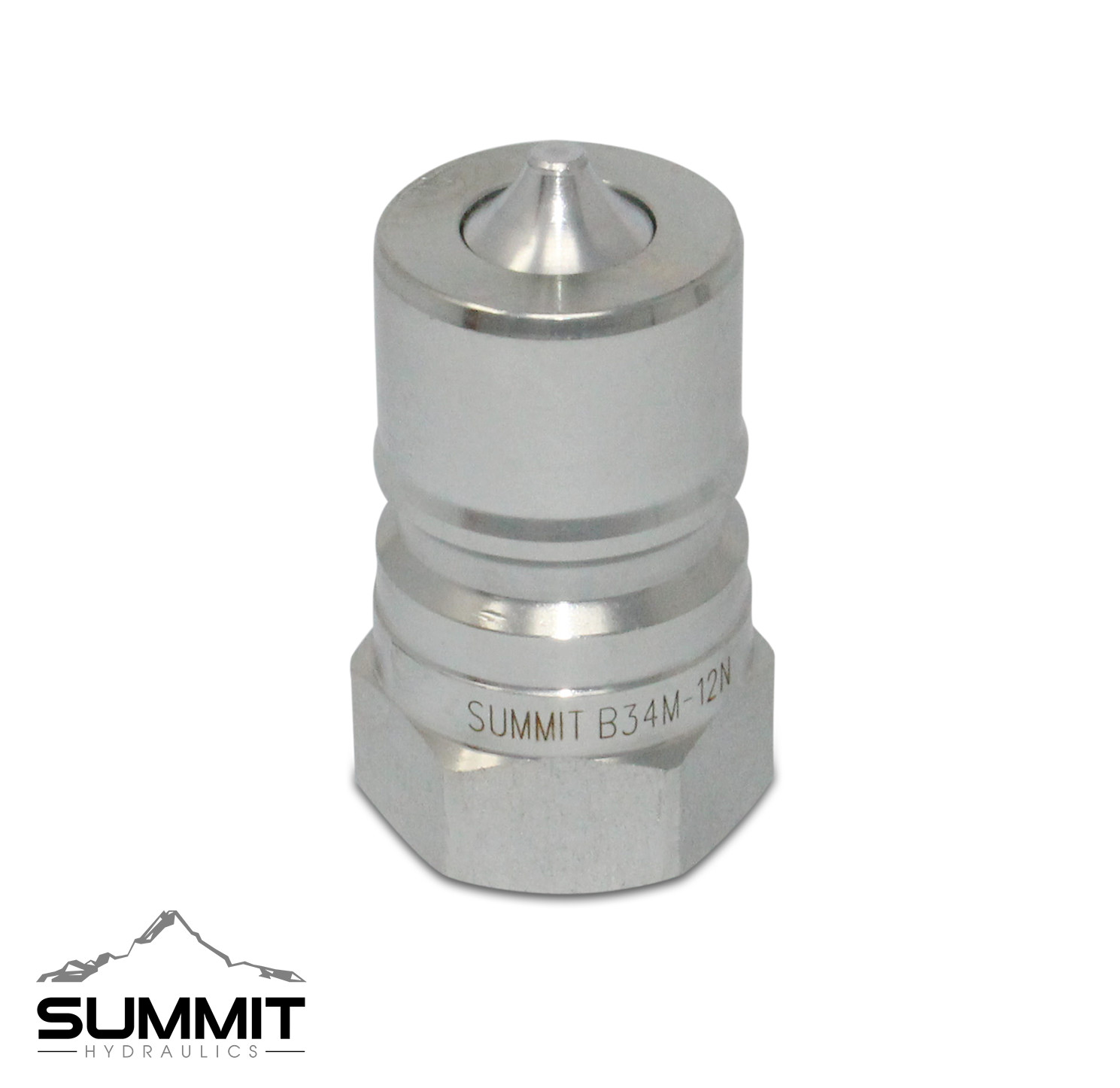 3/4" NPT ISO 7241-B Quick Disconnect Hydraulic Coupling / Coupler Set