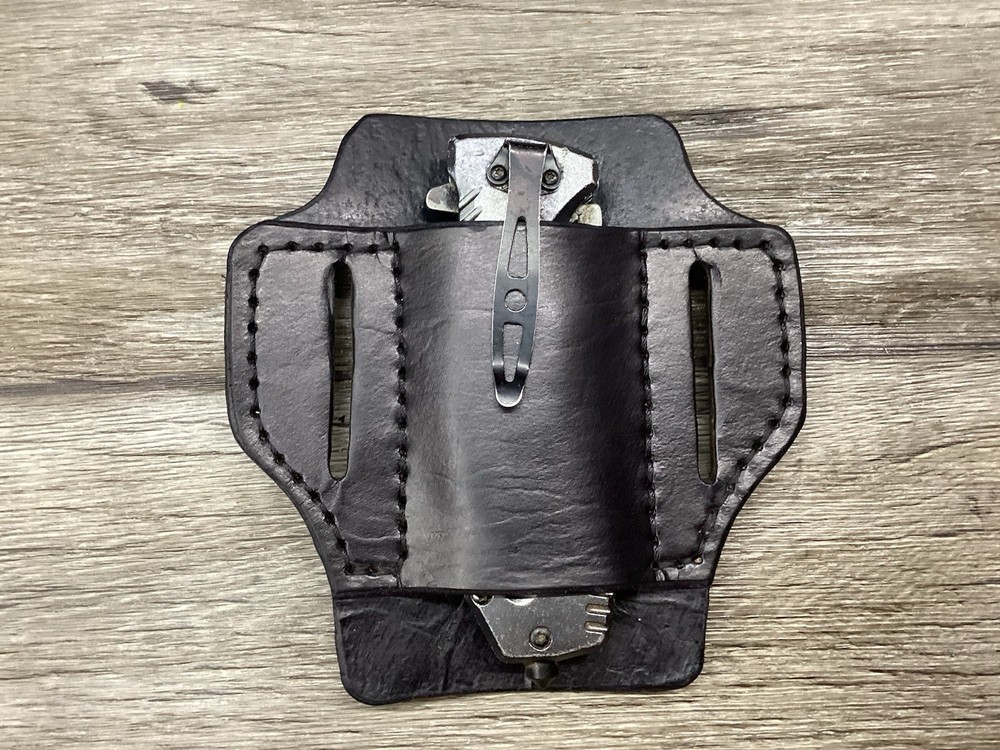 Leather Folding Clip Knife Sheath (Sheath Only)