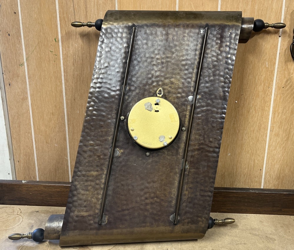 MCM Wind Up Wall Clock - Scroll Design