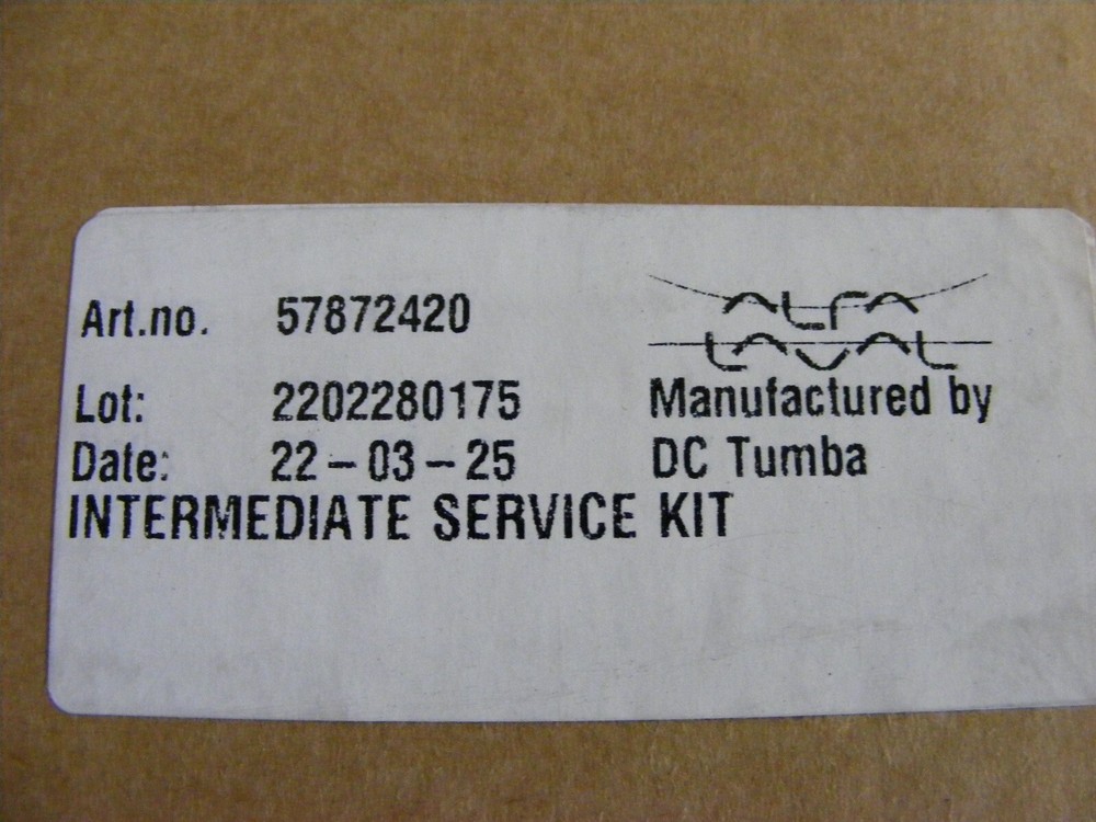 Laval 57872420 Intermediate Service Kit (n.o.)