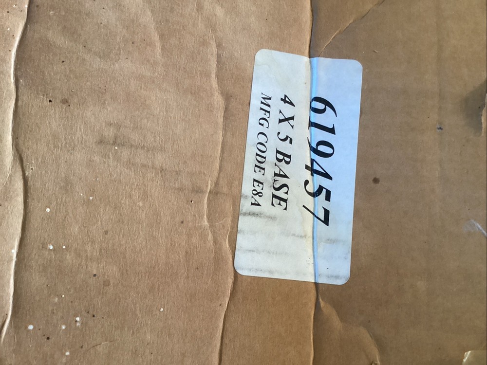 Vintage DayLab 4x5 Base #619457 MFG CODE E8A Excellent Condition In Original Bx