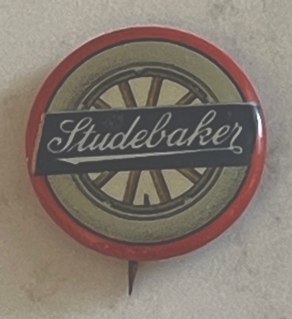 Antique Studebaker Button Pinback Whitehead & Hoagg