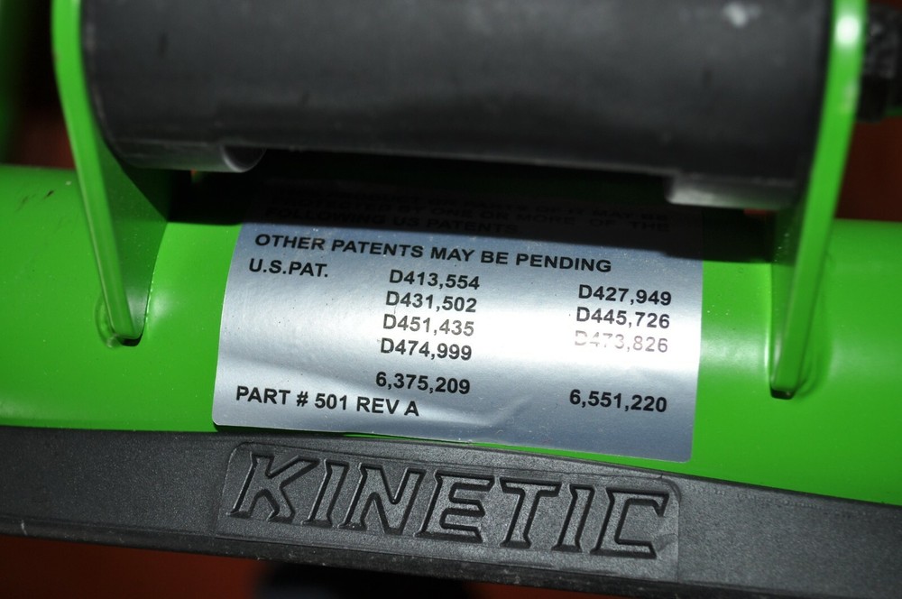 Kinetic T-699C Road Machine Indoor Fluid Bicycle Trainer + CYCLEOPS Riser