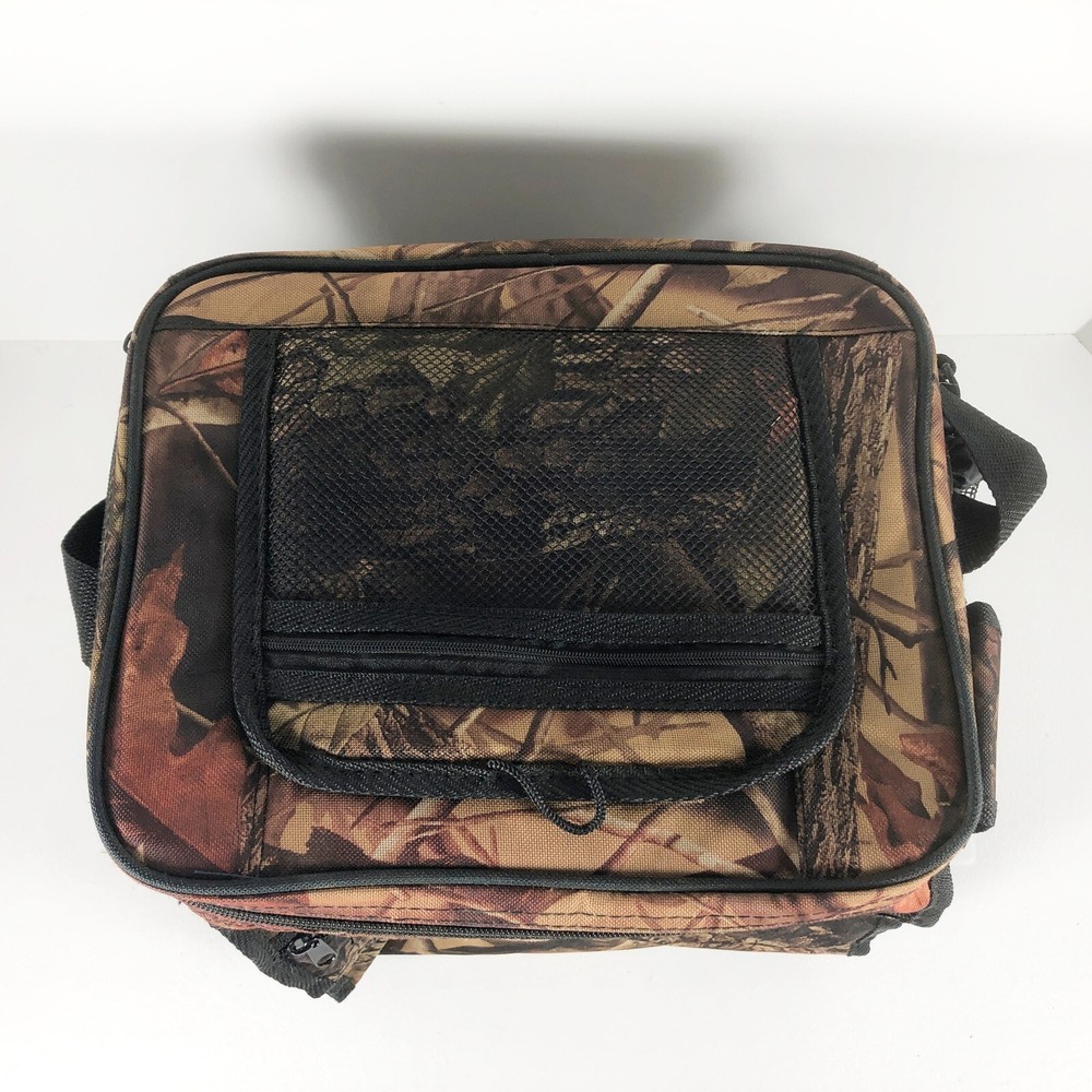 Camo Soft Side Cooler Bag Packable Tote Quick Access Top Strap
