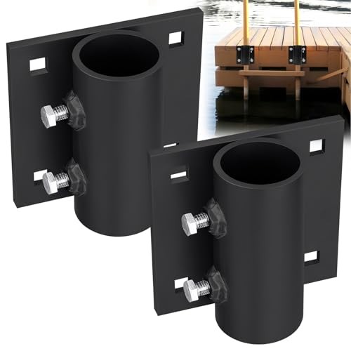 folosem Dock Brackets Hardware,Floating Dock Posts Dock Brackets Hardware * 2