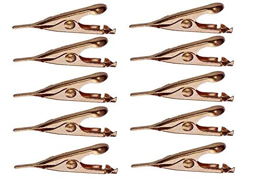 Corpco Micro Toothless Alligator Test Clips, Copper Plated with Smooth Micros...