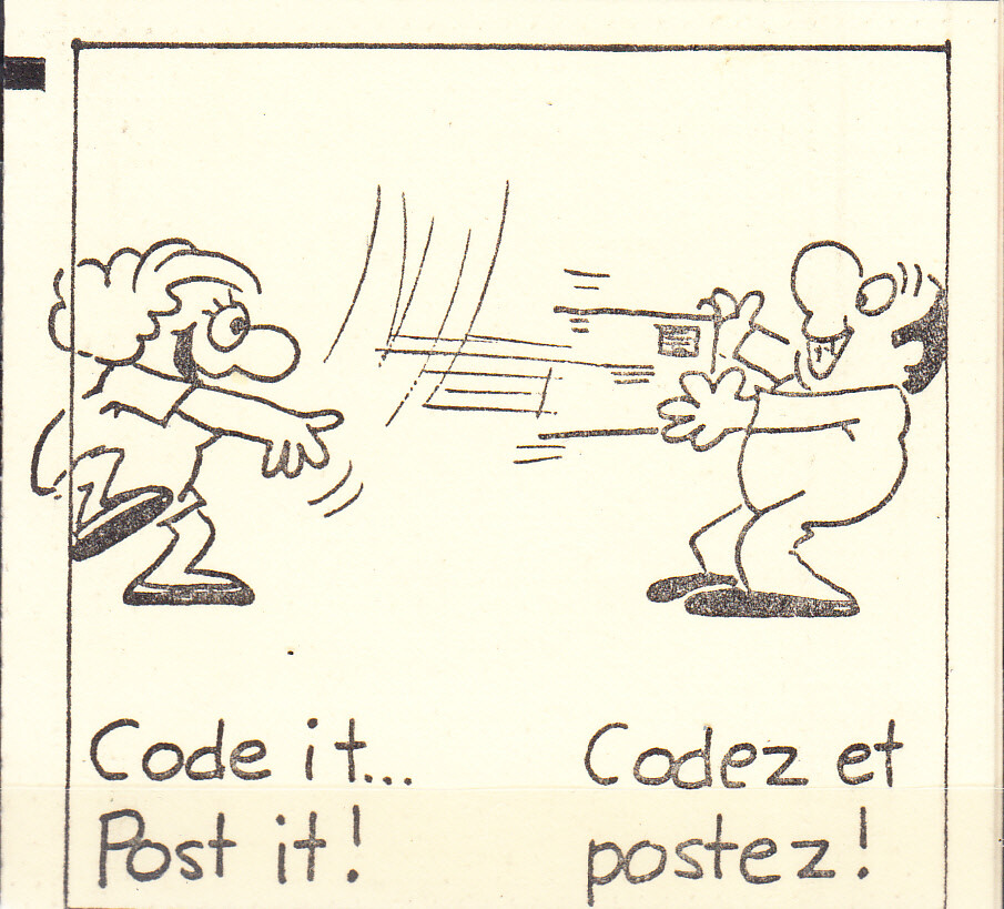 W CANADA 0716-BK79 (2) CM POSTAL CODE COUNTING MARK BOOKLET