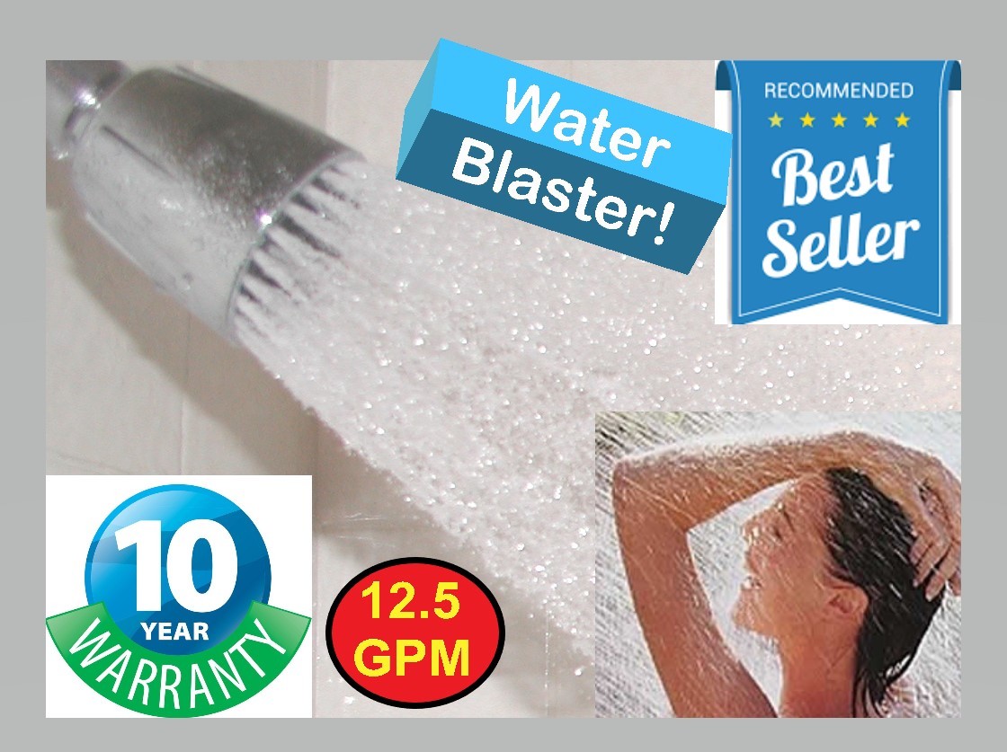 SUPER ULTRA HIGH PRESSURE SHOWER HEAD The Original Super Drencher Over 12.5 GPM