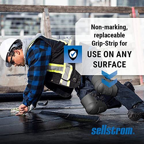 Sellstrom S96111 K-P Industries Knee Pro Ultra Flex III Knee Pads - Black