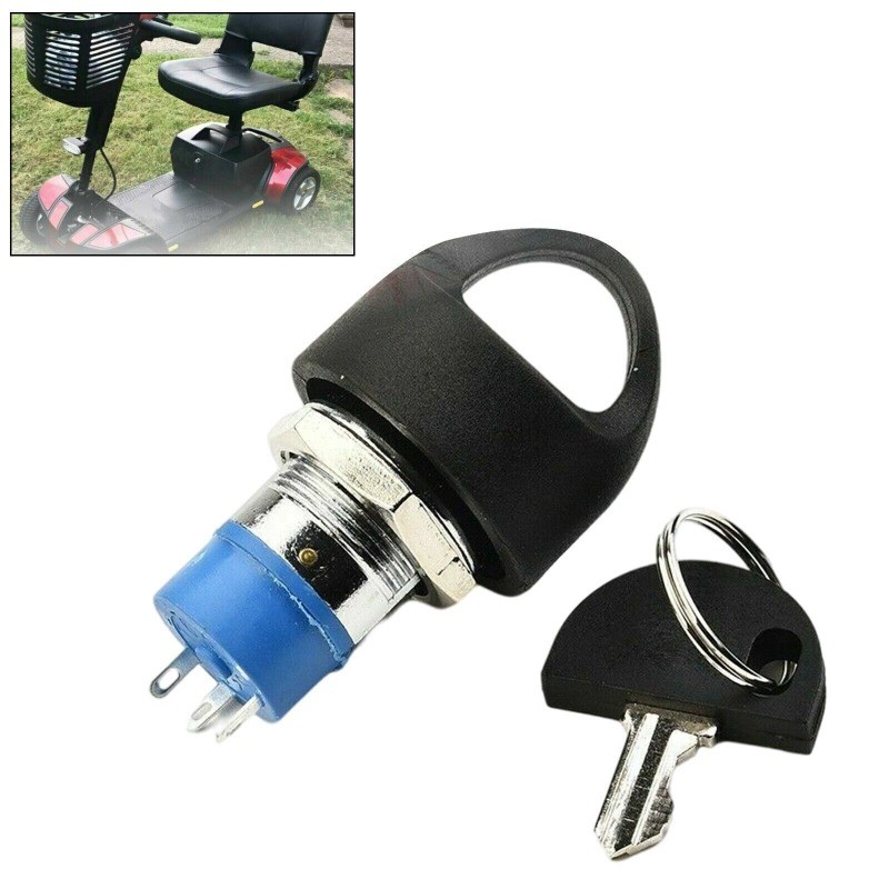 Mobility Scooter Spare Start On/off Ignition Switch 2 Keys FOR PRIDE Practic