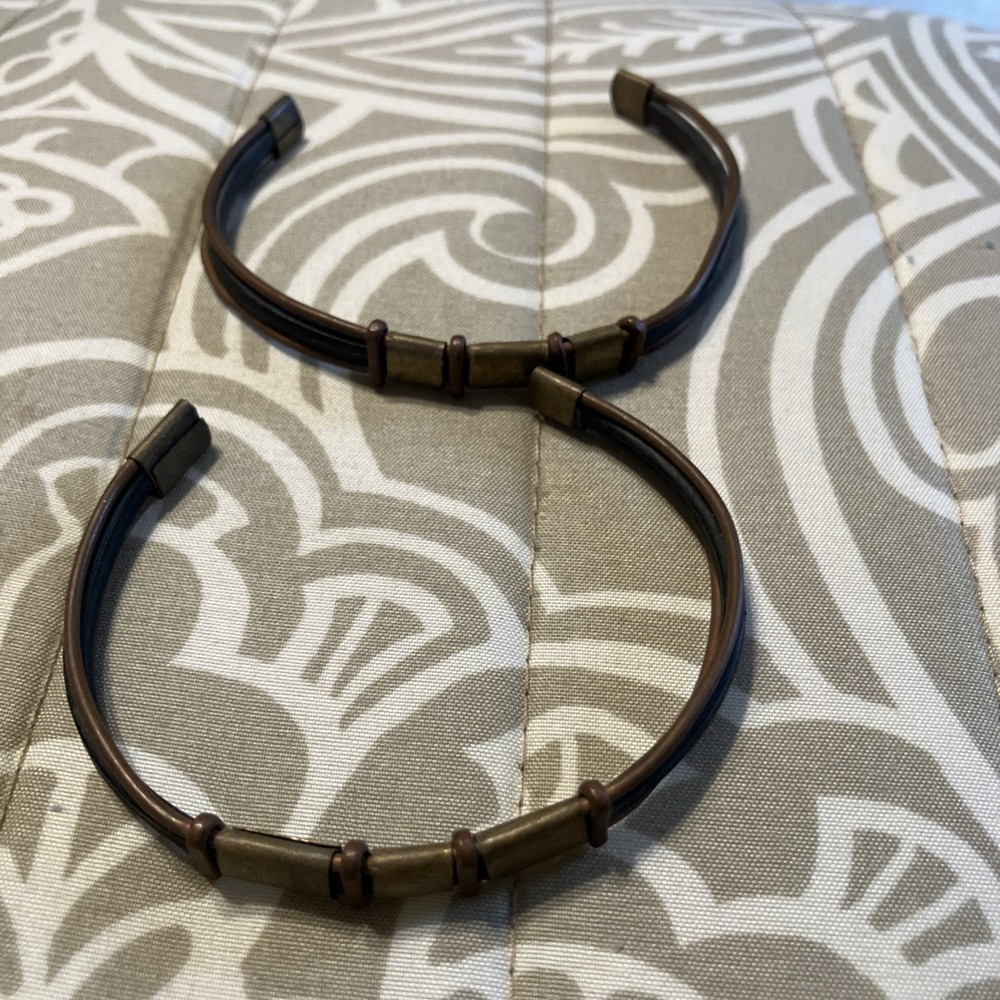 Flat Top Copper Bracelet Adjustable Made In Senegal