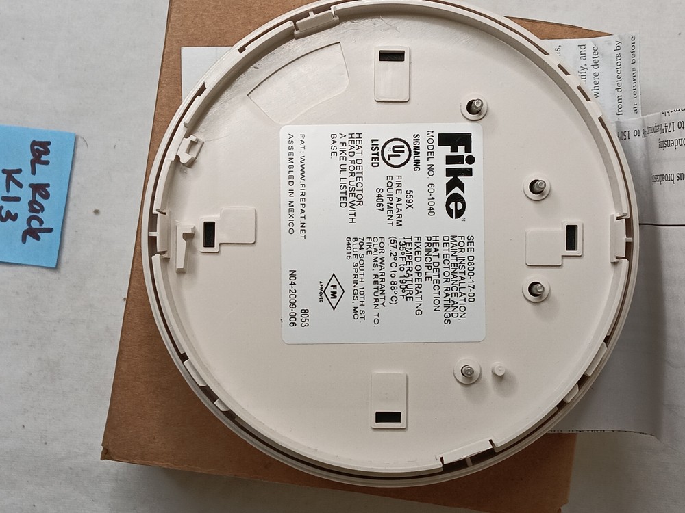 FIKE 60-1040 HEAT DETECTOR