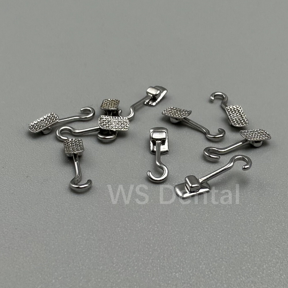 Dental Orthodontic Crimpable Hook Sliding Hooks Vertical Bonding Left Right