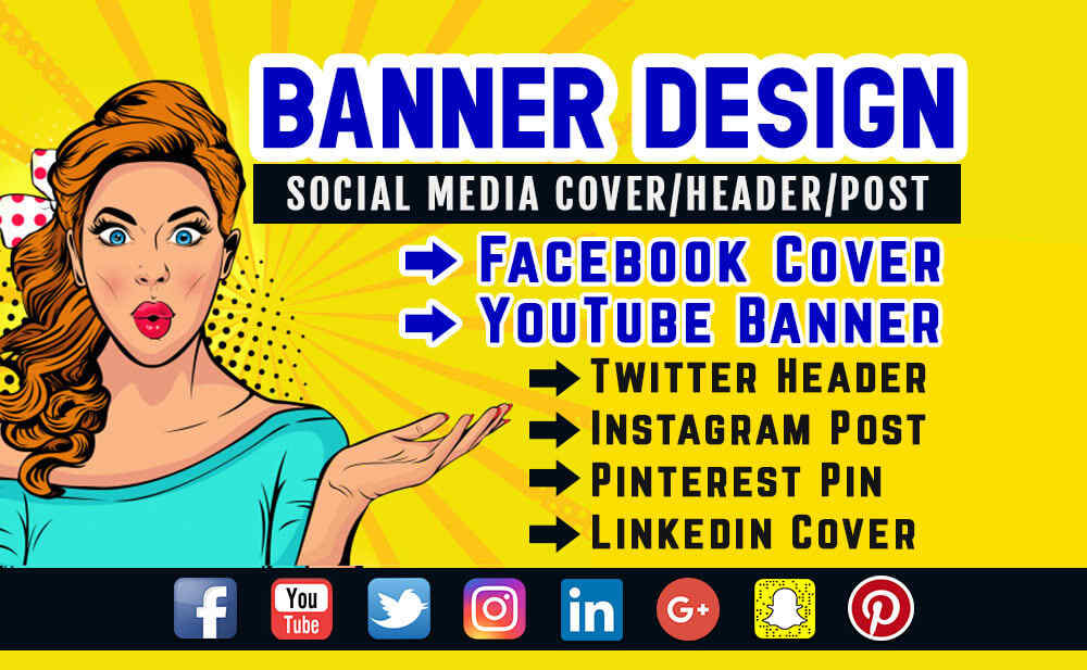Cover Design Service Facebook, Youtube, Ebay, Twitter