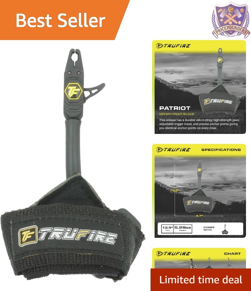 Bow Release Composite One Size Adjustable Trigger Ambidextrous Hunting Gear