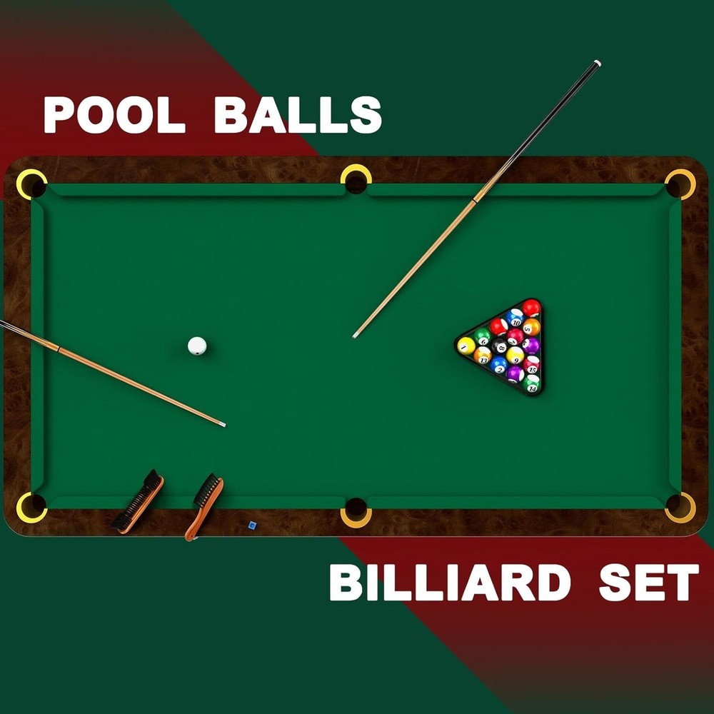 Complete Pool Table Accessories Set - Durable Billiard Gifts for Adults