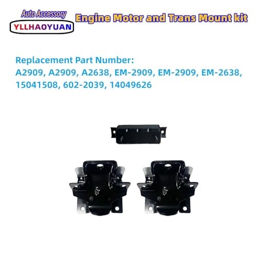 Engine Motor Mount 3Pcs Compatible with Silverado/Tahoe/Suburban/ 3PC
