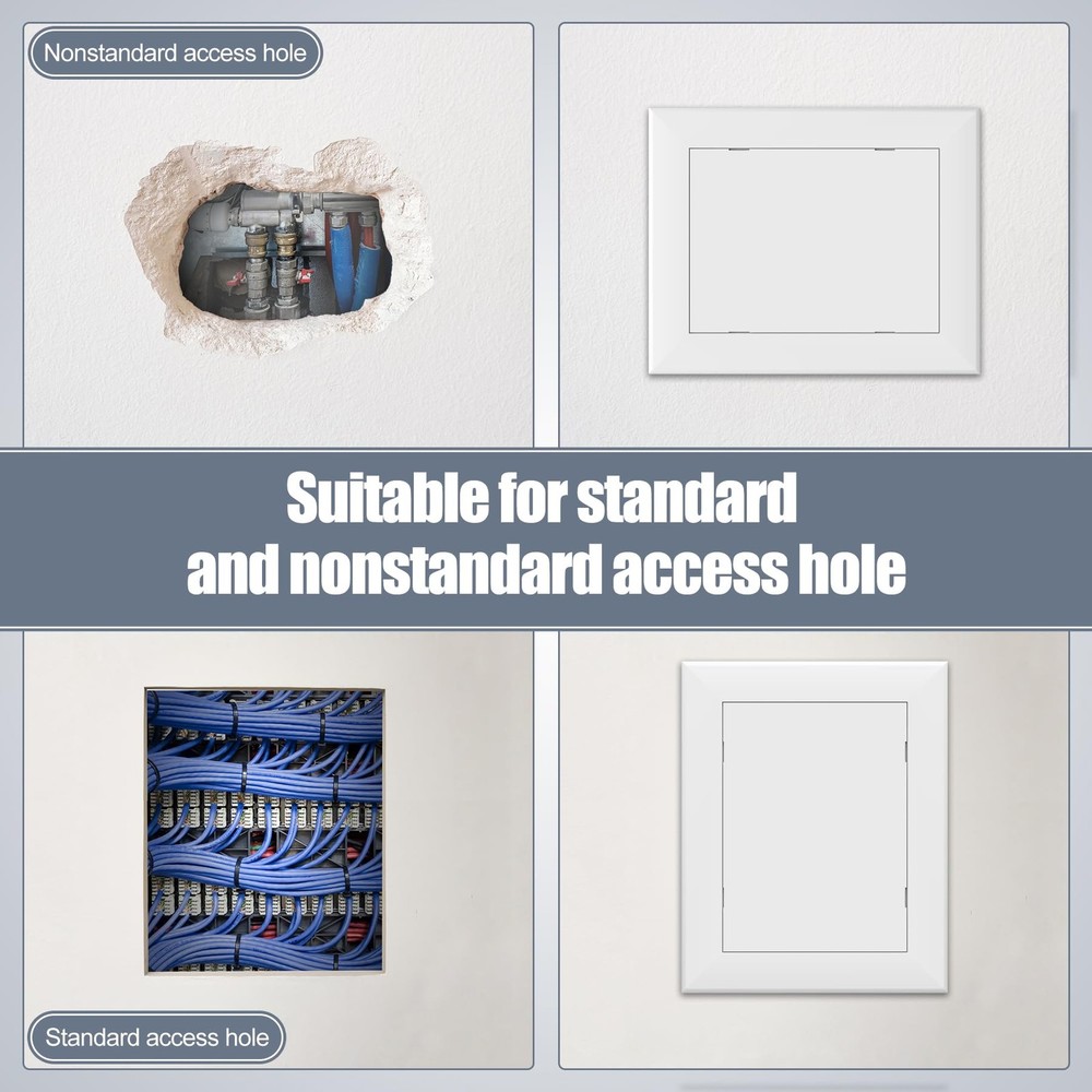 Self Adhesive Access Panel for Drywall, 8" x 12" Plumbing Access Panel, Heavy...