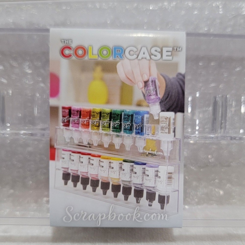 ColorCase Art Organizer - Stackable Scrapbook Storage for .5oz Bottles