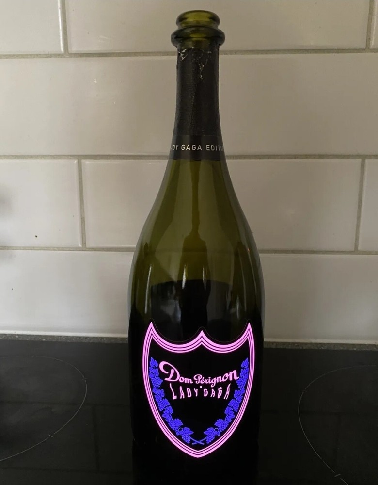 Empty Dom Perignon LADY GAGA