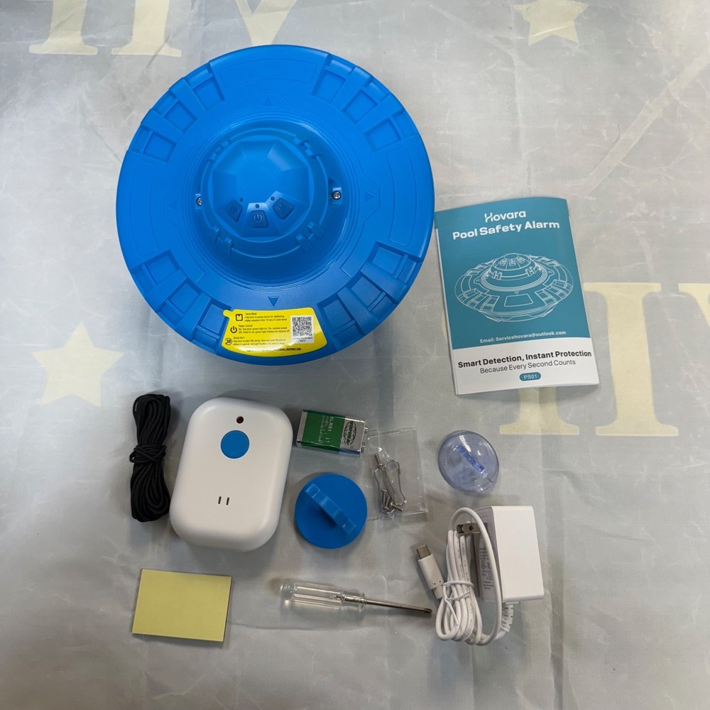 Hovara Pool Alarm Smart Detection 200ft Wireless Range 110dB Alert