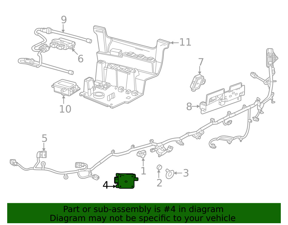 Genuine GM Blind Spot Radar 85530065