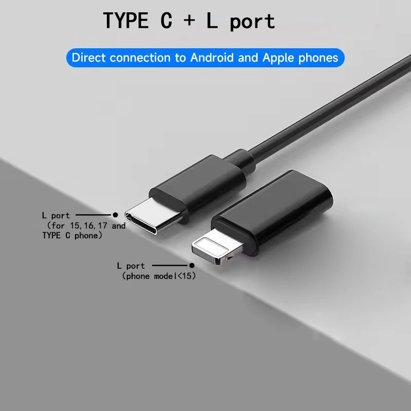 Industrial Endoscope Camera with two port for iOS/Android System HD 960P Inspect