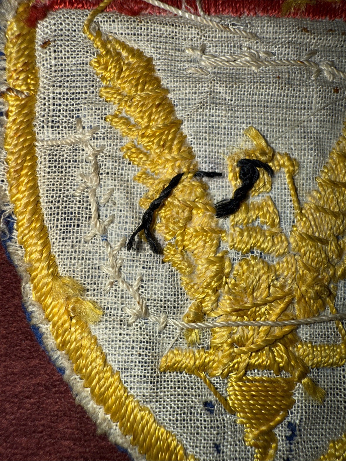 WW2 US ARMY EUROPEAN THEATER OF OPERATIONS PATCH - Theatre Made Likely English