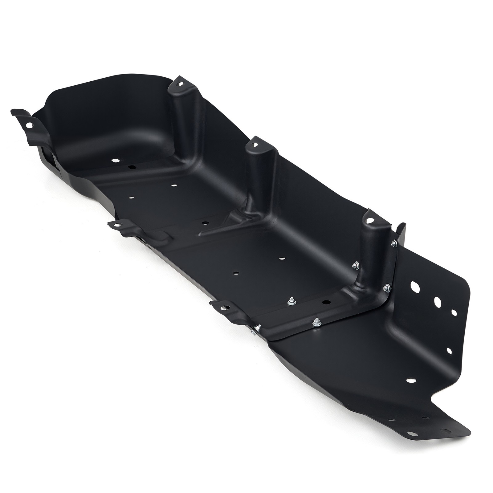 VRC Steel Gas Fuel Tank Skid Plate For Jeep Wrangler JK 4-Door 2007-2018 Black