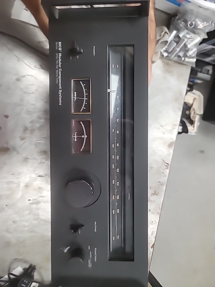 MCS 3700 Modular Component Systems FM/AM Stereo Tuner