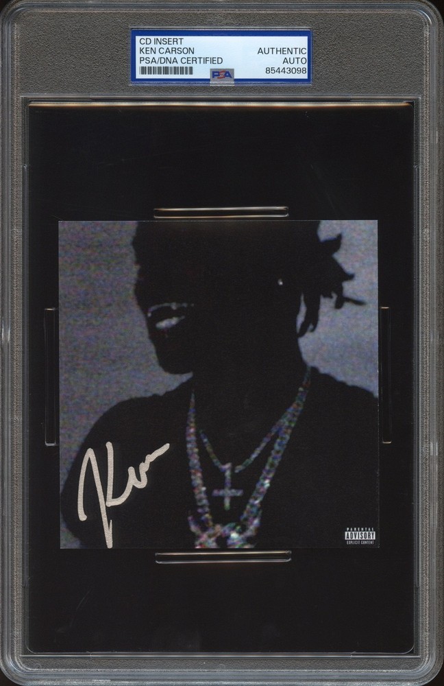 Ken Carson Signed Autographed CD Cover "A Great Chaos" PSA/DNA Authenticated