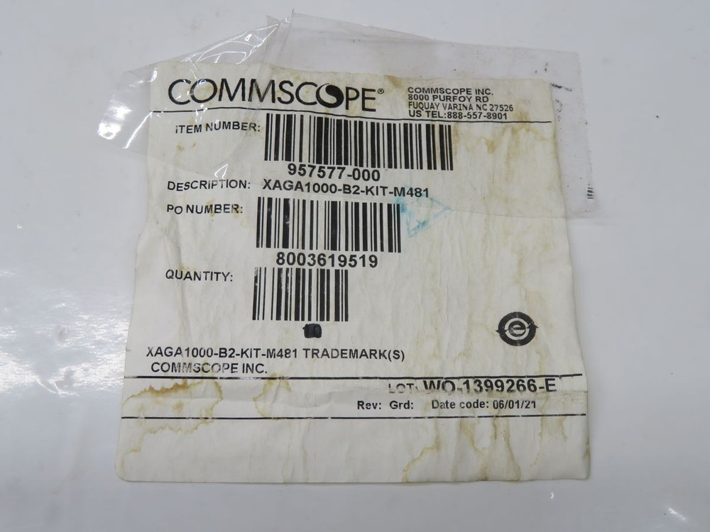 COMMSCOPE 957577-000 JOINT CLOSURE SYSTEM T252169