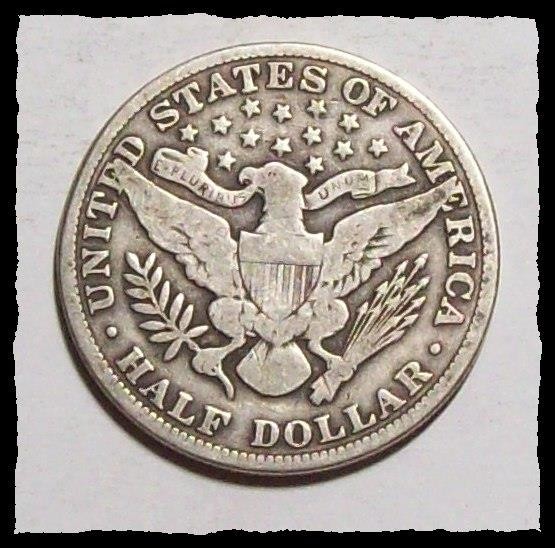 1914-P BARBER HALF DOLLAR Nice ORIGINAL Sharp VG+ #35D14