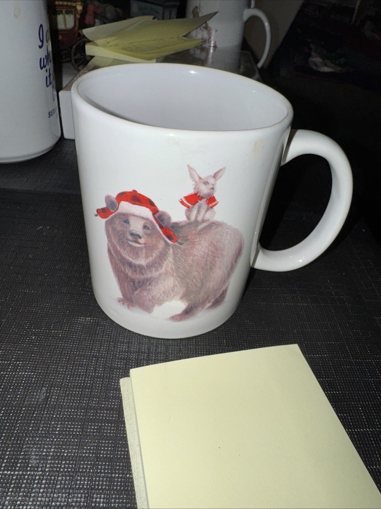 Christmas Mug Squirrel Bear & Bunny Mambo Group Mint Condition