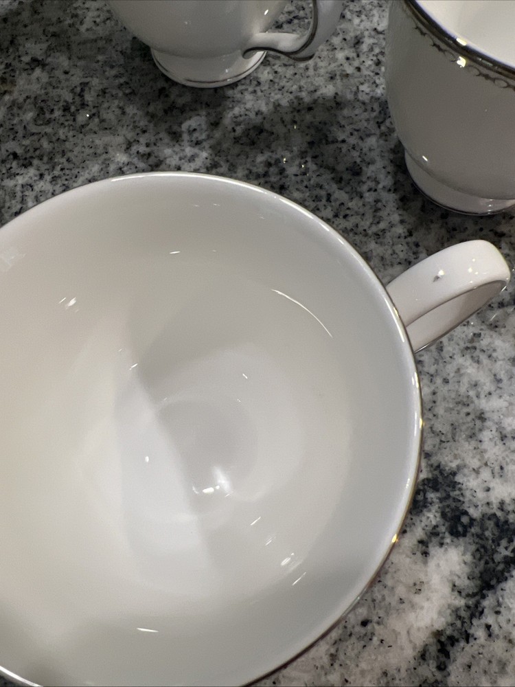 Lenox Pearl Platinum Tea/Coffe Cups