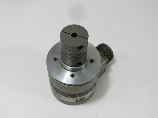 BEI Optical Rotary Encoder 10,000PPR 5-28VDC C/W Coupling  USED