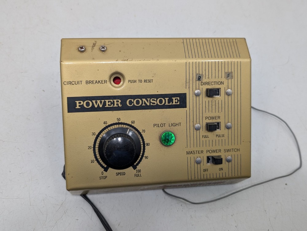 Silvine HO Trains Power Console Vintage Train Model Train Accessory