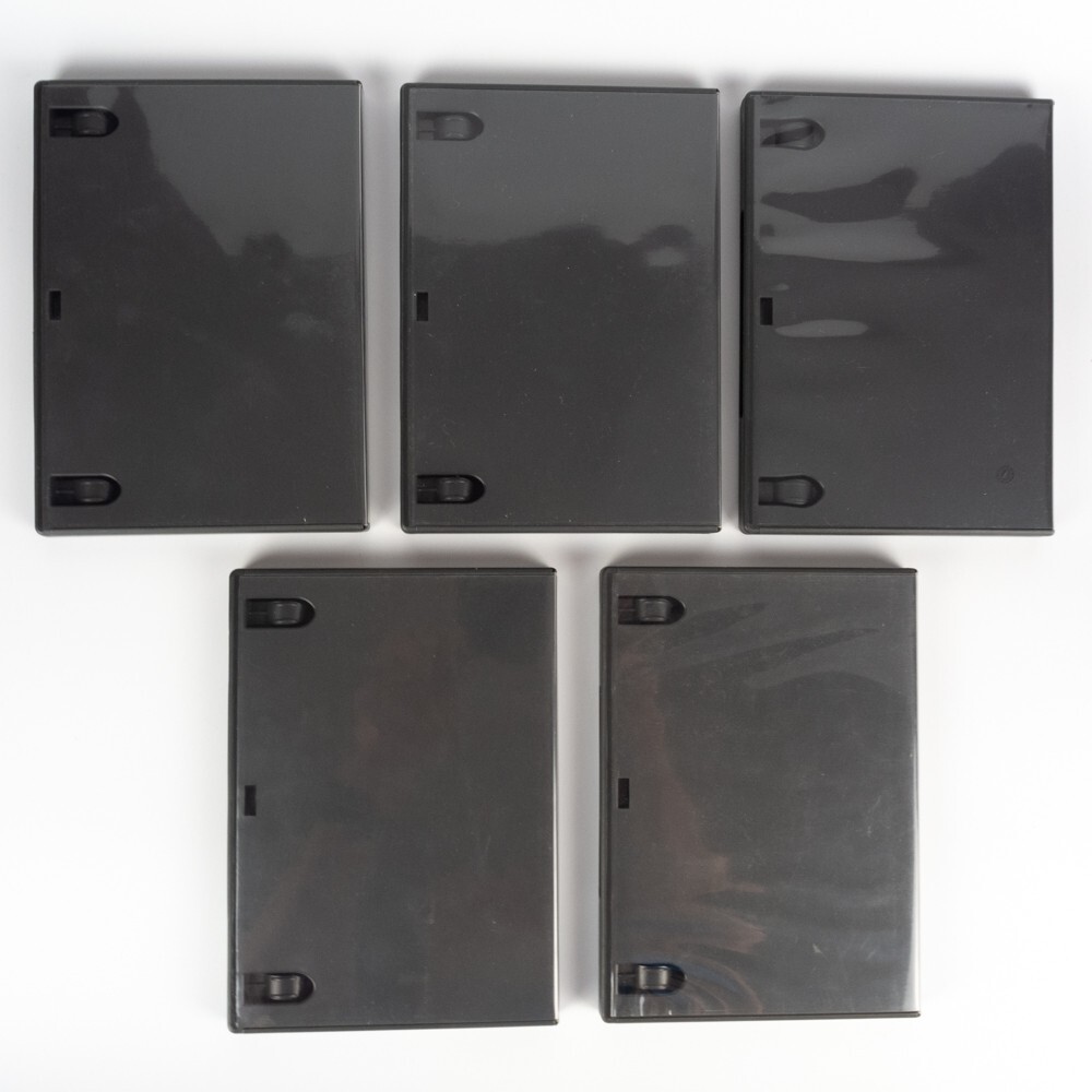 19 Empty DVD CD MOVIE GAME Case Replacement, Single Disc cases