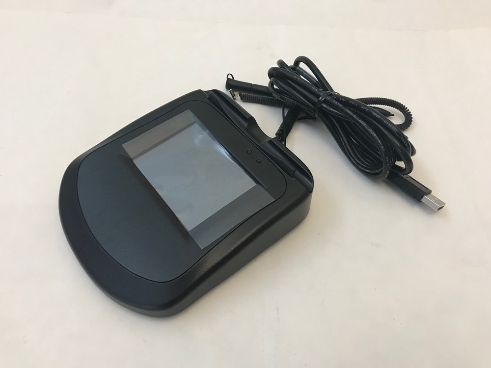 Signature Capture IDTech uSign 300IDUB-015500 with USB-HID interface cable