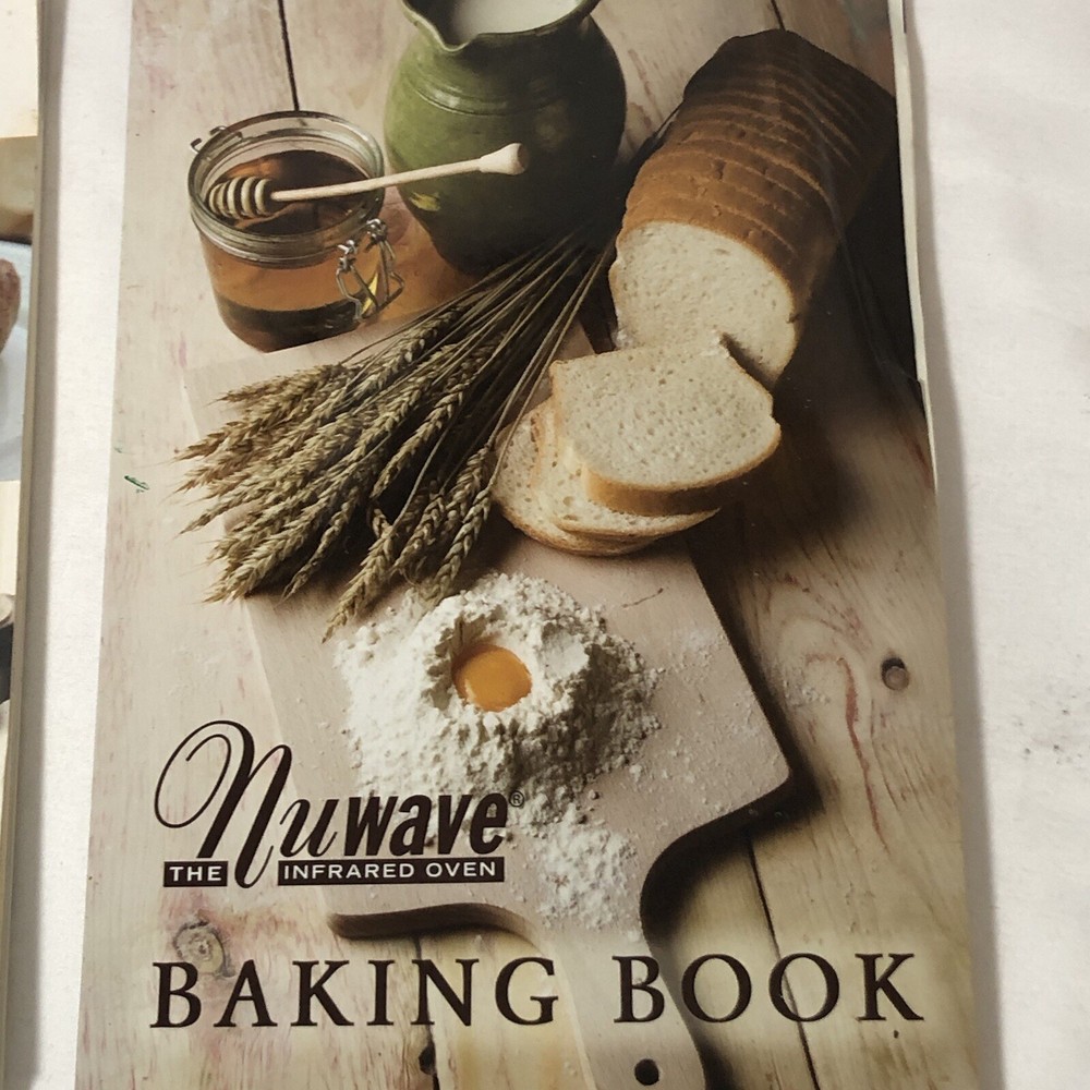 NuWave Oven Manual And Cook Books Baking Recipes Kitchen