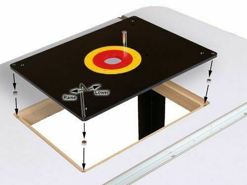 Large Router Table Insert Plate For Woodworking Benches
