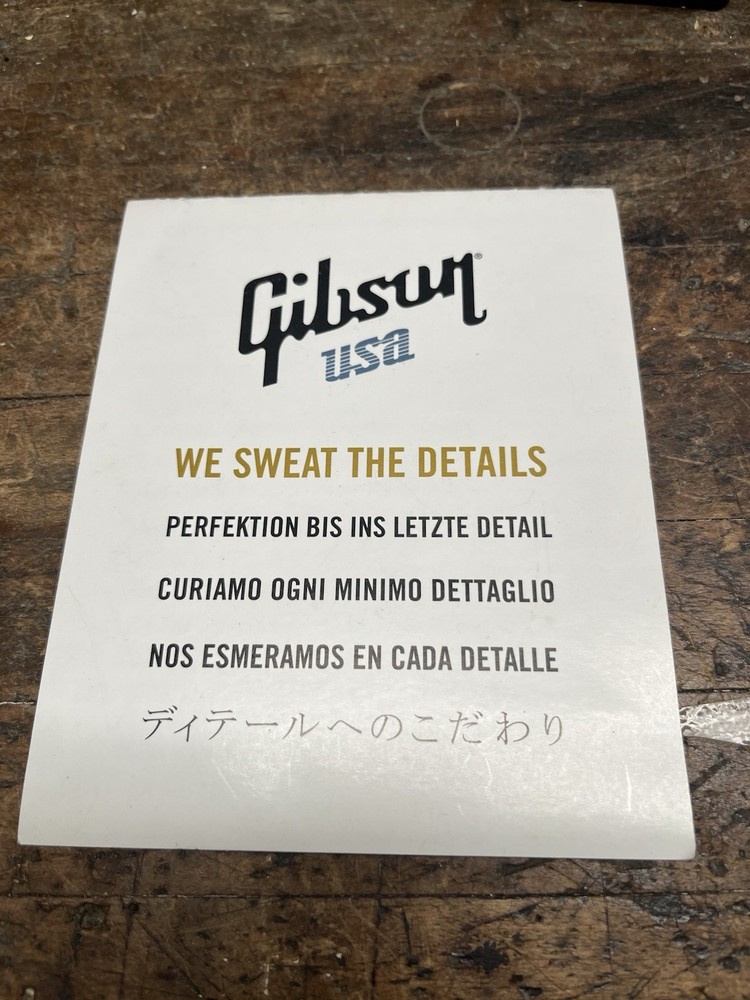 Gibson Guitars 2014 Quality Checklist  Case Candy