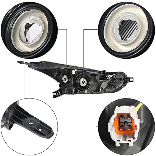 Headlight Assembly Left Side Replacement for Versa 2020 2021 Halogen Headlamp