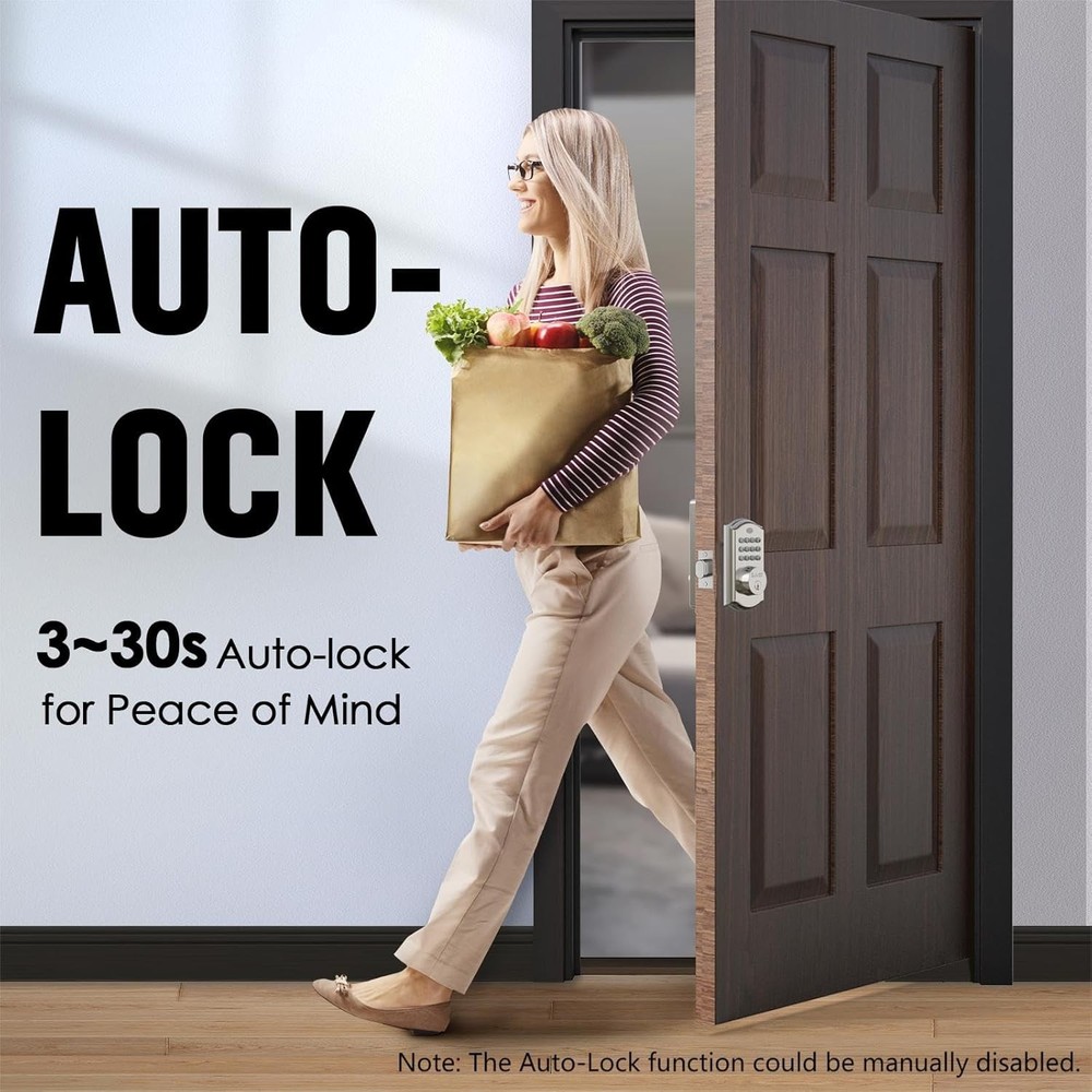 Keyless Door Locks - Keypad Electronic Door Locks, Smart Deadbolt Locks